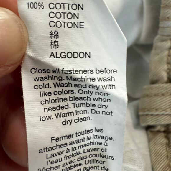 GAP Kids Straight Fit Khaki Pants Size 5 Stretch Beige Boys School Chinos - Picture 6 of 6